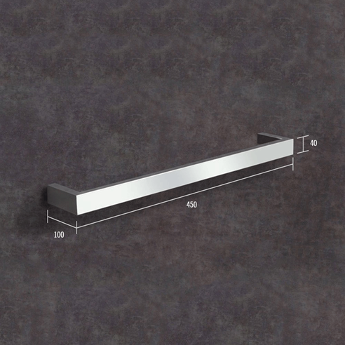 ThermoSphere 12V Thermorail Square Single Bar Heated Towel Rail