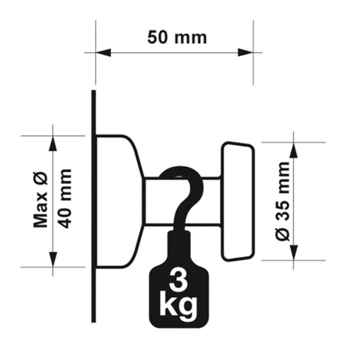 Hudson Reed Magnetic Radiator Robe Hook