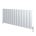 Brenton Magma Single Panel Horizontal Aluminium Radiator - Textured White - 600 x 1230mm