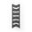 Terma Incorner Designer Heated Towel Rail - Modern Grey - 1545 x 350mm