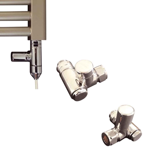 DQ Heating Essential Dual Fuel Radiator Valve - Chrome