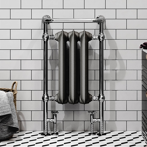 Terma Cast Iron Traditional Heated Towel Rail - 6 Colours