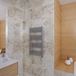 Terma Fiona One Electric Heated Towel Rail with Heating Element - Sparkling Gravel - 900 x 480mm
