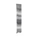 Aeon Twister 180deg Stainless Steel Vertical Designer Radiator - Brushed & Polished - 1500 x 220mm