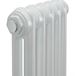 EliteHeat Horizontal Designer 2 Column White Radiator - 600mm Tall