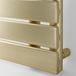EliteHeat Steel Open-Side Heated Towel Rail - Brushed Brass