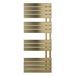 EliteHeat Steel Open-Side Heated Towel Rail - Brushed Brass