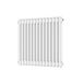 Butler & Rose Designer 2 Column Horizontal Radiator - Gloss White - 600mm Tall