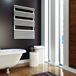 Aeon Panacea Stainless Steel Vertical Designer Heated Towel Rail Radiator - Polished