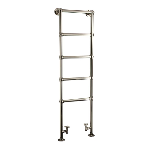 DQ Heating Elveden Floor Mounted Luxury Traditional Heated Towel Rail