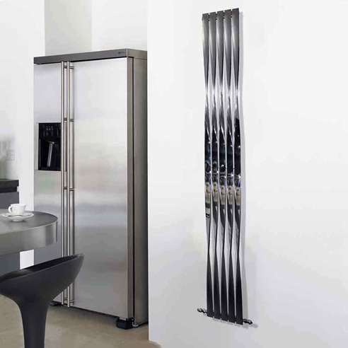 Aeon Twister Stainless Steel Vertical Designer Radiator