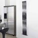 Aeon Twister 180deg Stainless Steel Vertical Designer Radiator - Brushed & Polished - 1500 x 220mm