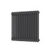 Butler & Rose Designer 2 Column Horizontal Radiator - Matt Anthracite - 600 x 650mm