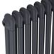 Butler & Rose Designer 2 Column Horizontal Radiator - Matt Anthracite - 600 x 650mm