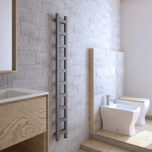 Terma Easy One Electric Heated Towel Rail with Heating Element - Sparkling Gravel - 3 Sizes