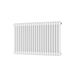 Butler & Rose Designer 2 Column Horizontal Radiator - Gloss White - 600mm Tall