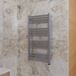 Terma Fiona One Electric Heated Towel Rail with Heating Element - Sparkling Gravel - 900 x 480mm