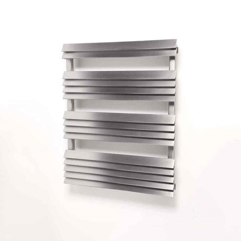 Aeon Panacea Stainless Steel Vertical Designer Heated Towel Rail Radiator - Polished